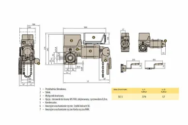 CAME PL0133 SE 5 BASIC Zestaw