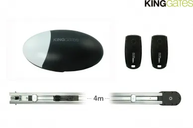 KingGates ELEVO 24V zestaw do bram garażowych o wysokości 340cm