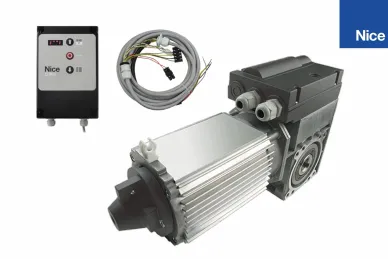 Nice Z70 AUTOMATIC TOT Zestaw : siłownik przemysłowy NDCM1122-70-24 EL15 3x400, 70 Nm, centrala NDCC1000, przewód 7 m CA0175A00