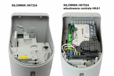 Wnętrze siłowników: